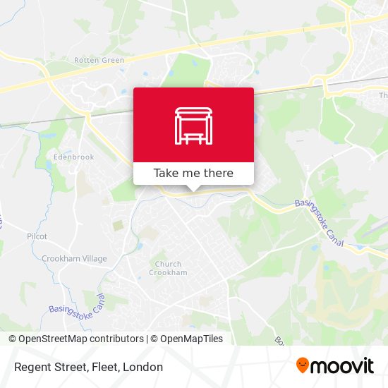 Regent Street, Fleet map
