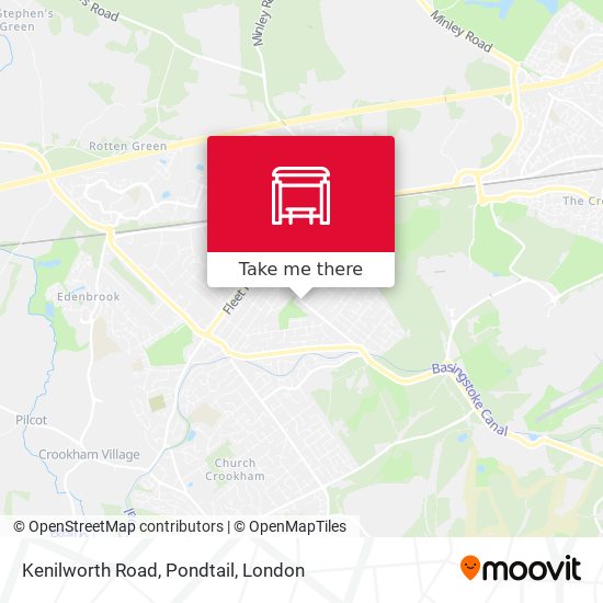 Kenilworth Road, Pondtail map