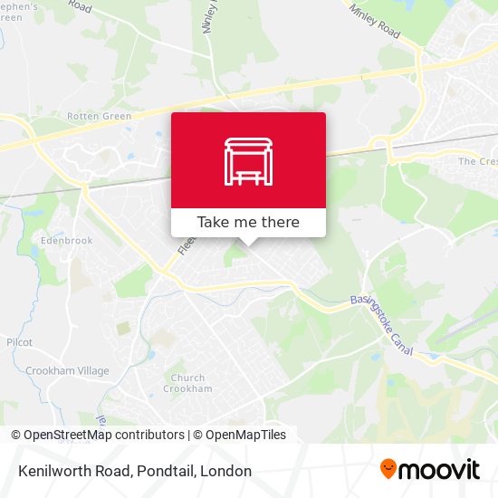 Kenilworth Road, Pondtail map