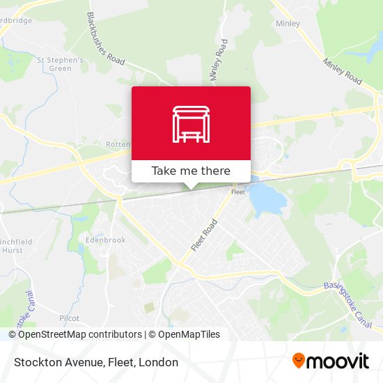 Stockton Avenue, Fleet map