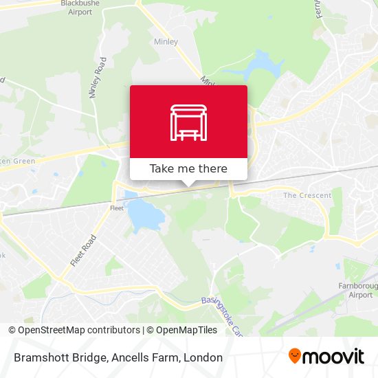 Bramshott Bridge, Ancells Farm map