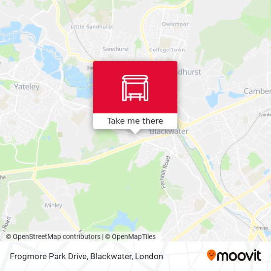 Frogmore Park Drive, Blackwater map