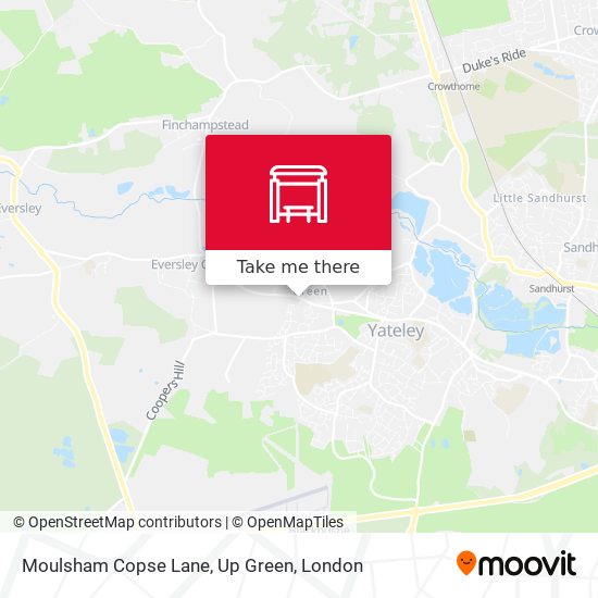 Moulsham Copse Lane, Up Green map