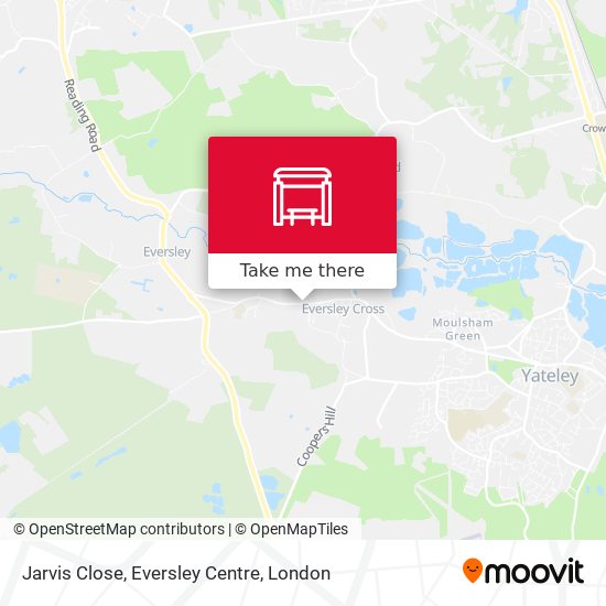 Jarvis Close, Eversley Centre map