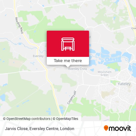 Jarvis Close, Eversley Centre map
