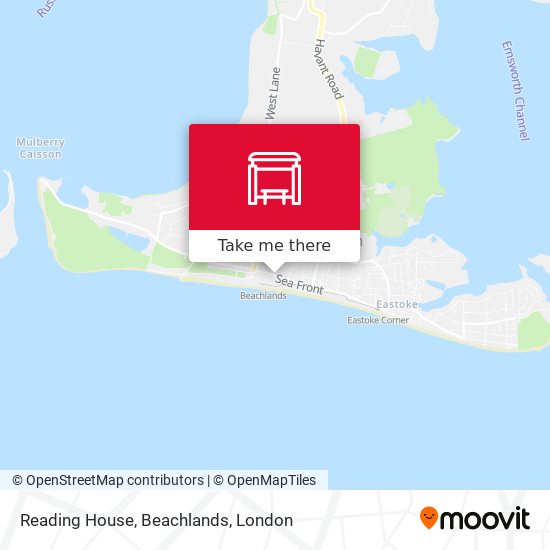 Reading House, Beachlands map