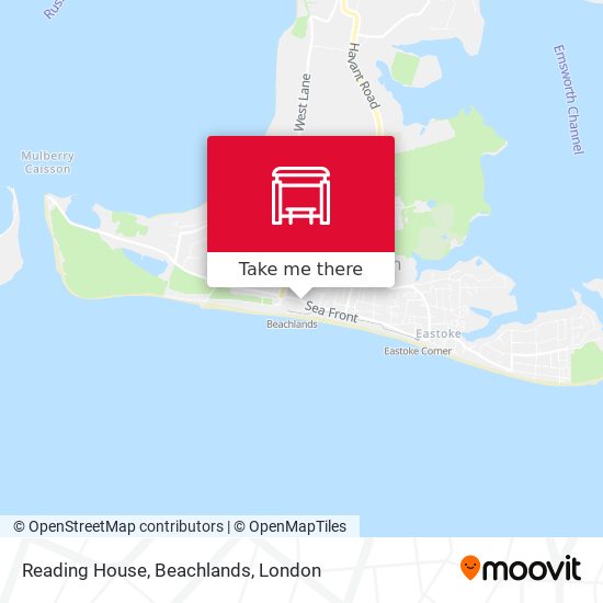 Reading House, Beachlands map