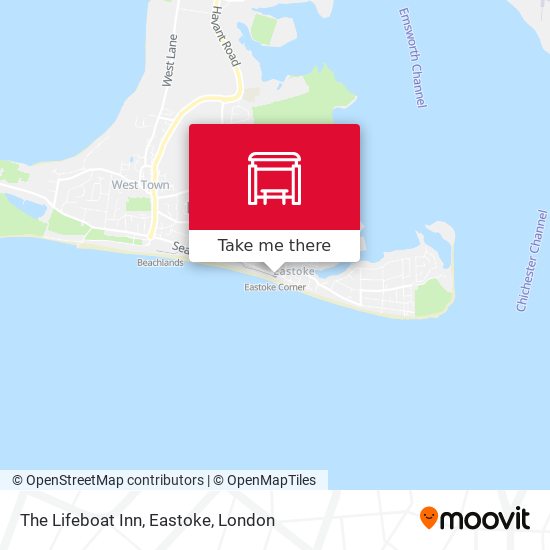 The Lifeboat Inn, Eastoke map