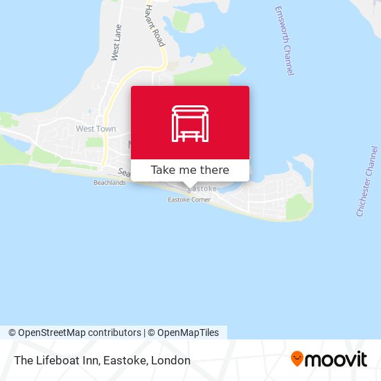 The Lifeboat Inn, Eastoke map