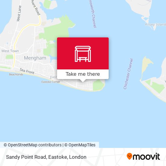 Sandy Point Road, Eastoke map