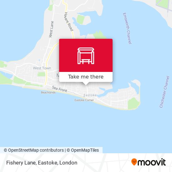 Fishery Lane, Eastoke map