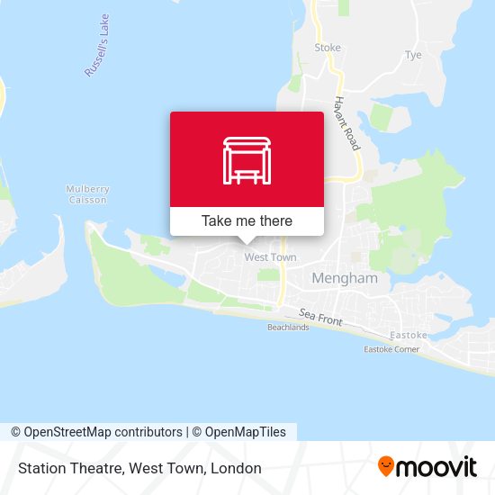 Station Theatre, West Town map