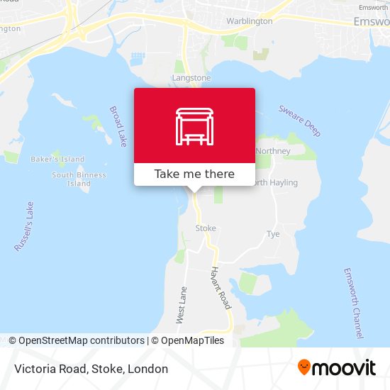 Victoria Road, Stoke map