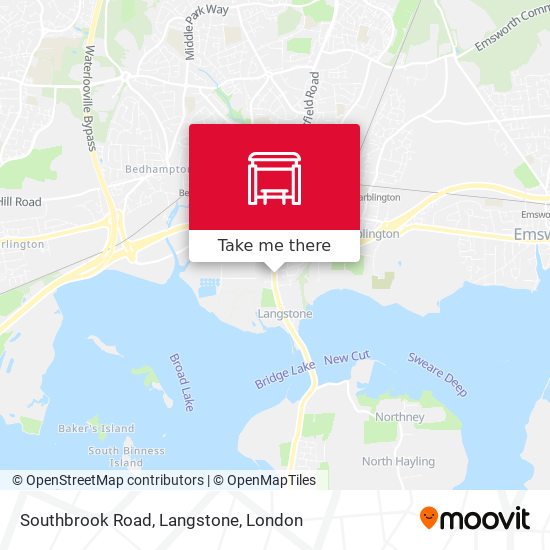 Southbrook Road, Langstone map