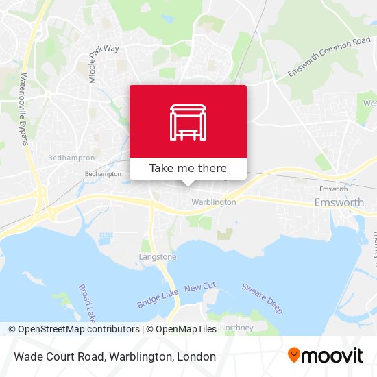 Wade Court Road, Warblington map