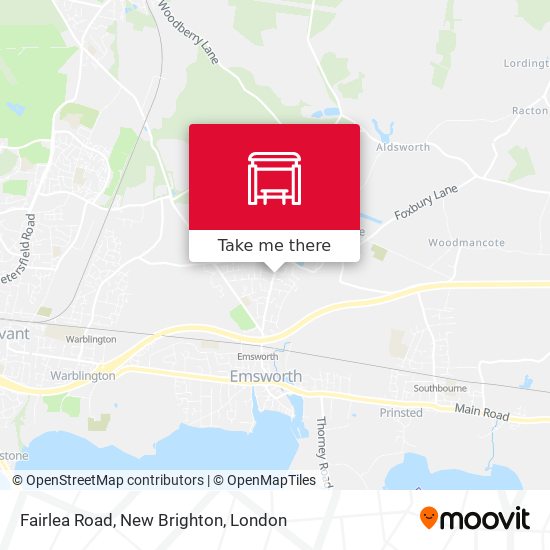 Fairlea Road, New Brighton map