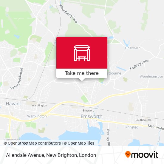 Allendale Avenue, New Brighton map