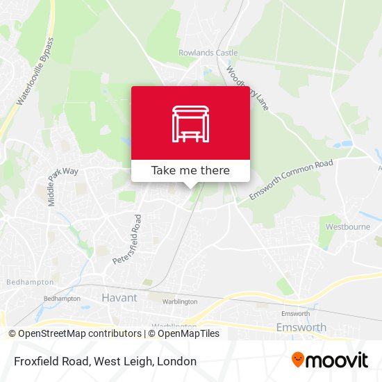 Froxfield Road, West Leigh map