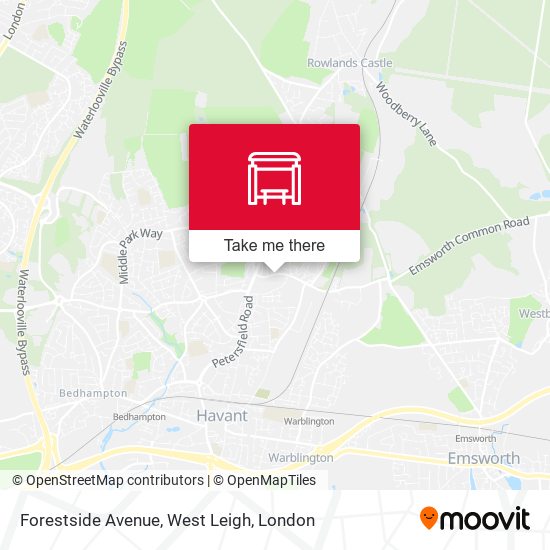 Forestside Avenue, West Leigh map