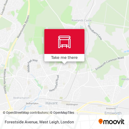 Forestside Avenue, West Leigh map
