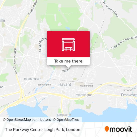 The Parkway Centre, Leigh Park map