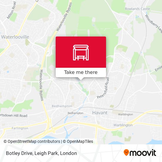 Botley Drive, Leigh Park map