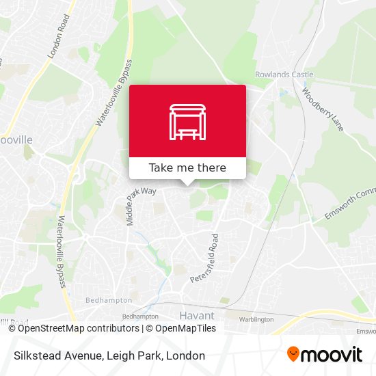 Silkstead Avenue, Leigh Park map