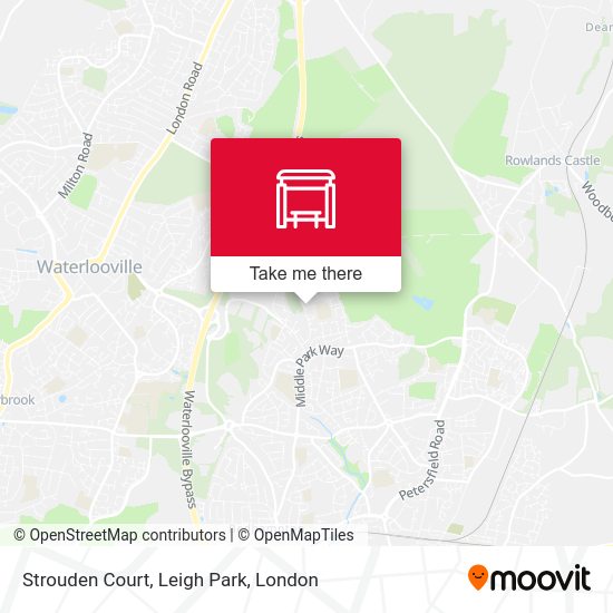 Strouden Court, Leigh Park map