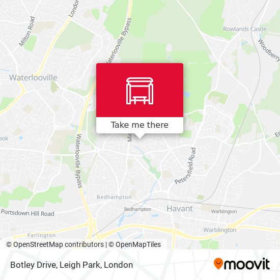 Botley Drive, Leigh Park map