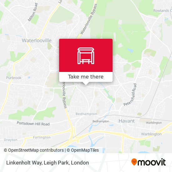 Linkenholt Way, Leigh Park map