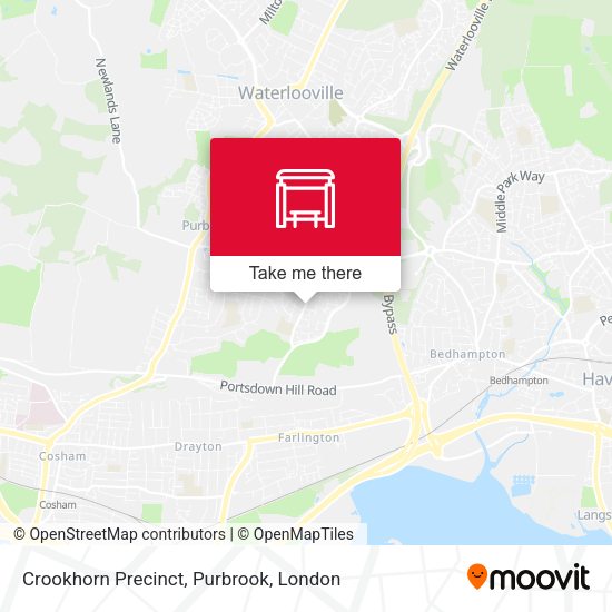 Crookhorn Precinct, Purbrook map