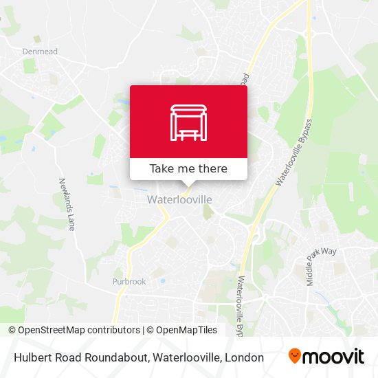 Hulbert Road Roundabout, Waterlooville map
