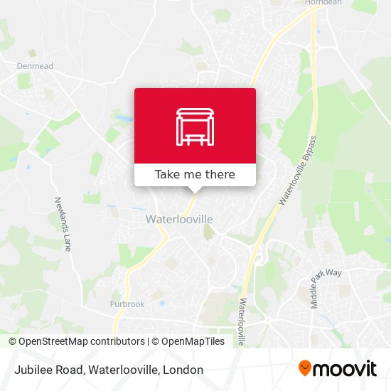 Jubilee Road, Waterlooville map