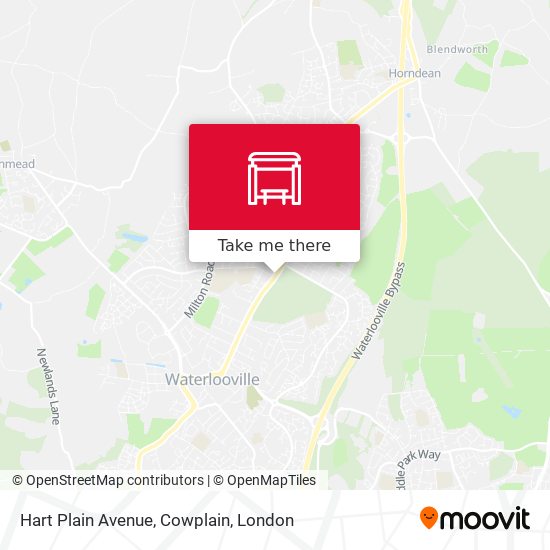 Hart Plain Avenue, Cowplain map