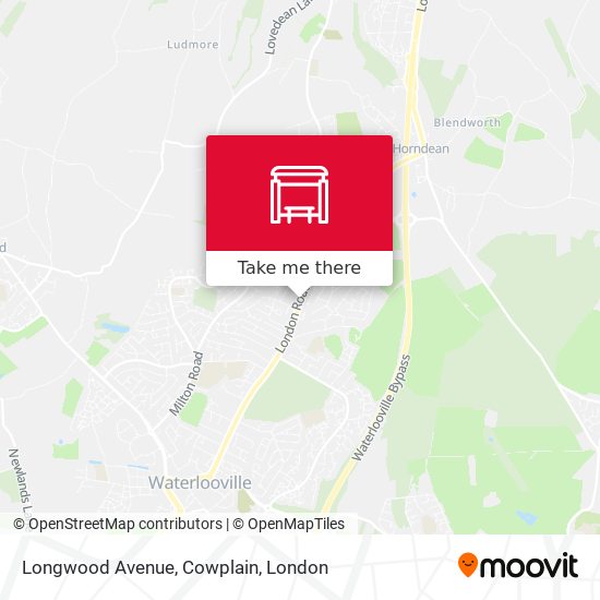 Longwood Avenue, Cowplain map