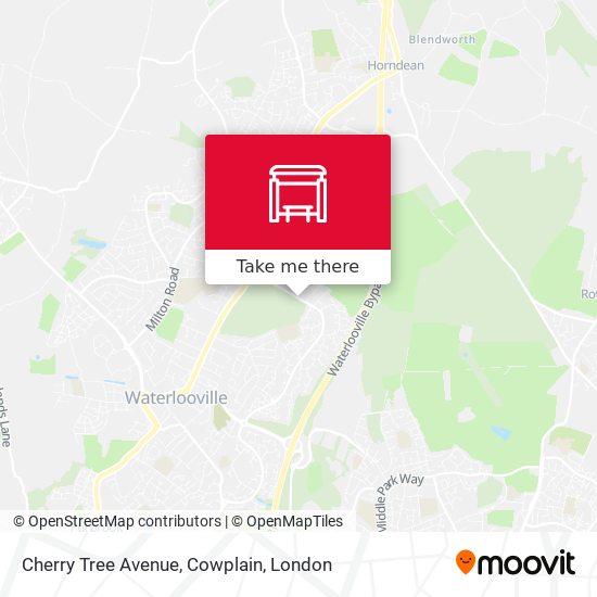 Cherry Tree Avenue, Cowplain map