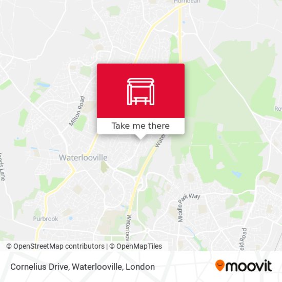 Cornelius Drive, Waterlooville map