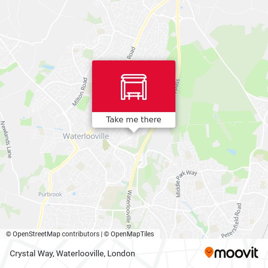 Crystal Way, Waterlooville map