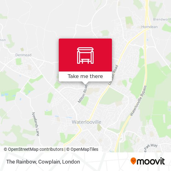 The Rainbow, Cowplain map