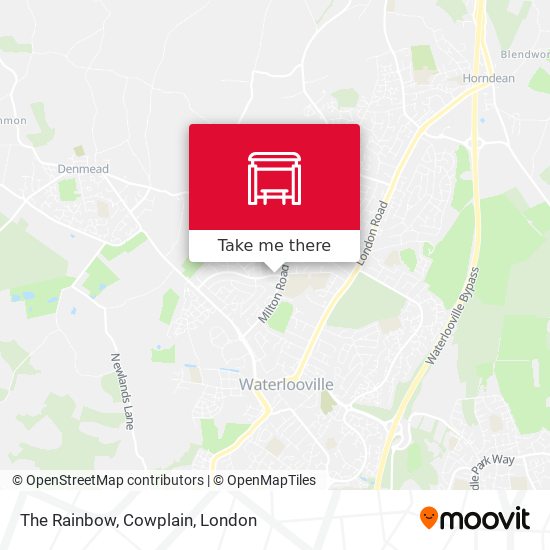 The Rainbow, Cowplain map