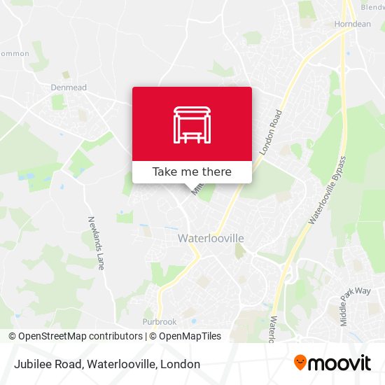 Jubilee Road, Waterlooville map