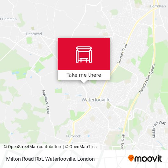 Milton Road Rbt, Waterlooville map