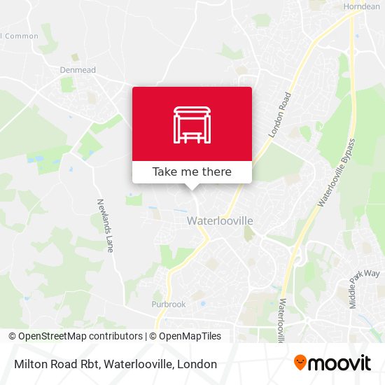 Milton Road Rbt, Waterlooville map