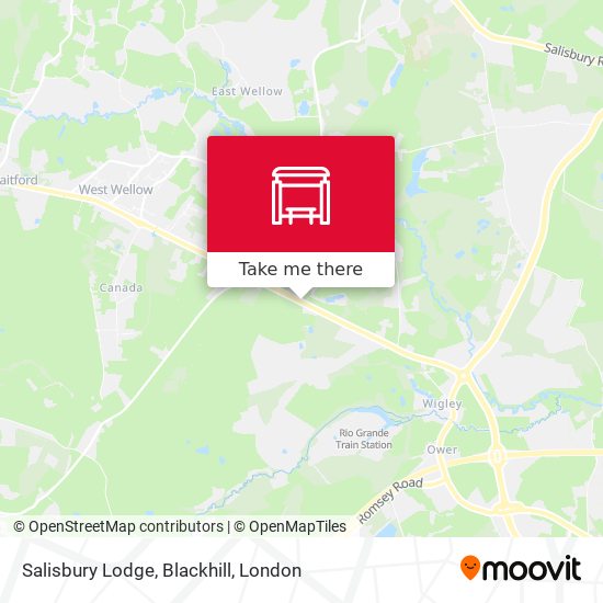 Salisbury Lodge, Blackhill map