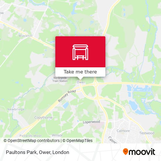 Paultons Park, Ower map