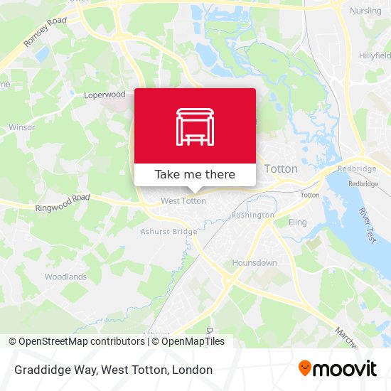 Graddidge Way, West Totton map