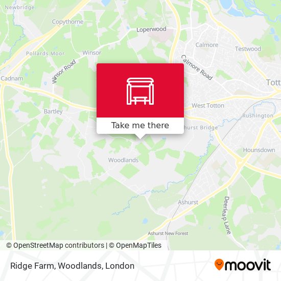 Ridge Farm, Woodlands map