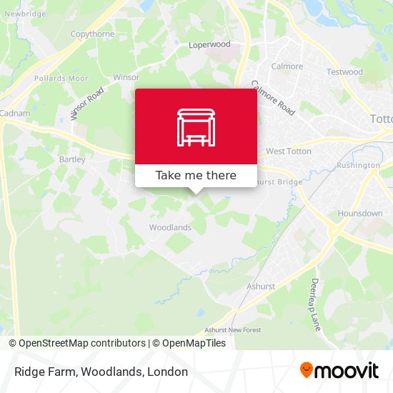 Ridge Farm, Woodlands map