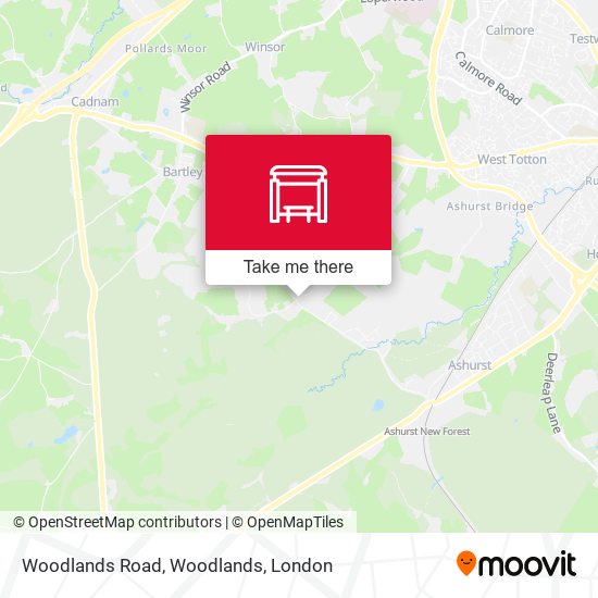 Woodlands Road, Woodlands map