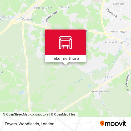 Foyers, Woodlands map